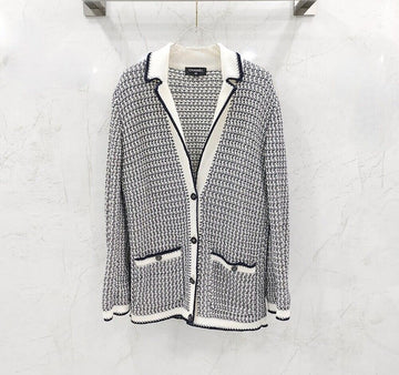 CHANEL ボタンコットンツイードジャケット P72239 155024289 [P]