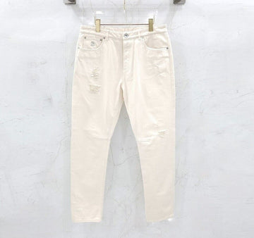 Brunello Cucinelli Ivory Washing Denim Pants 152973664 [P]