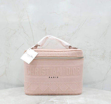 Dior Pink Cannage Travel Vanity 151527015 [P]