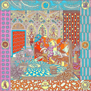 Hermes Square Scarf La Danse des Amazones 003535S 158827955 [P]
