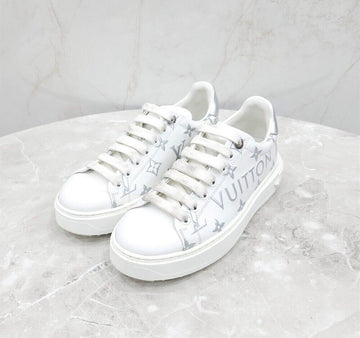 LOUIS VUITTON シルバーモノグラムタイムアウトスニーカー 125859015 [P]