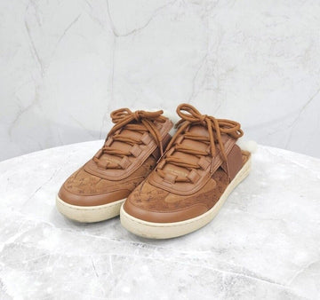 Louis Vuitton Monogram Lu Open Back Sneakers 154433165 [P]