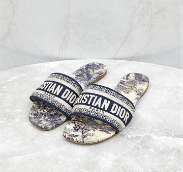 Dior Dwey Mule Slipper Deep Blue KCQ209TJE 148264457 [P]