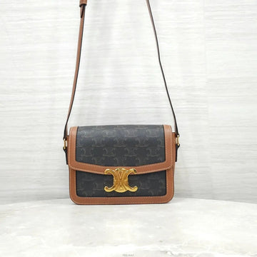 CELINE Canvas Crossbody Bag Tan 188882BZ4 158831299 [P]
