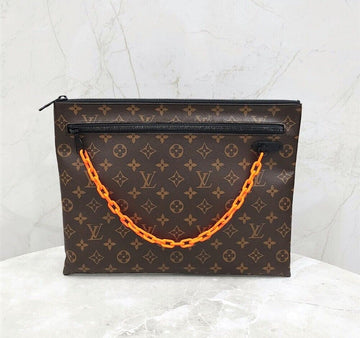LOUIS VUITTON 限定版 バージル・アブロー モノグラム チェーン クラッチバッグ 133672492 [P]