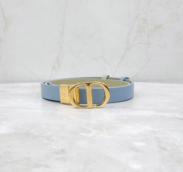 DIOR モンテイン レザー リバーシブル ベルト 75 B0446UWGA 153618428 [P]