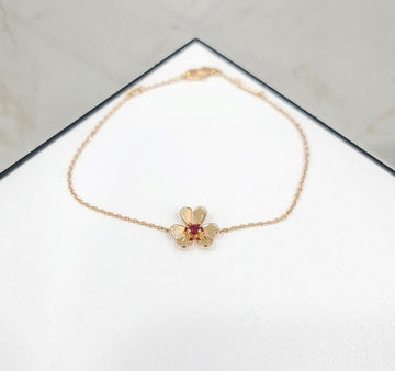 VAN CLEEF & ARPELS フリーボール ブレスレット ミニ ルビー VCARP7S900 150501288 [P]