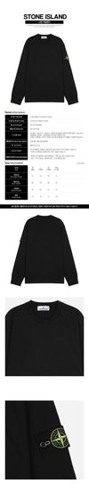 STONE ISLAND ヘビーコットンワッペンパッチマンツーマンブラック6100057S0B50V0029 158845259 [P]