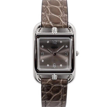 Hermes Quartz Women's Watch with Diamond Setting CC1.210 8P Small 158854701 [P]