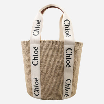 Chloe Large Wooden Basket Tote Bag 158753751 [P]