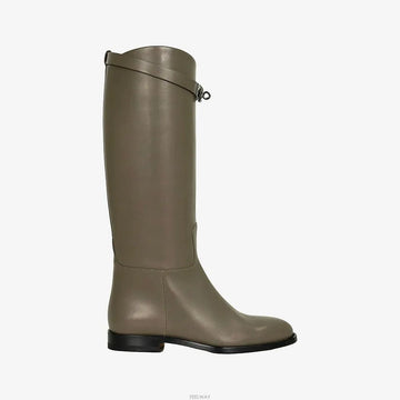 HERMES Unused Kelly Jumping Boots Etoupe S9ZCCLL0 158855372 [P]