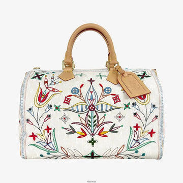 Louis Vuitton Dakota Flower Bandoulière Speedy Canvas 40 158856893 [P]