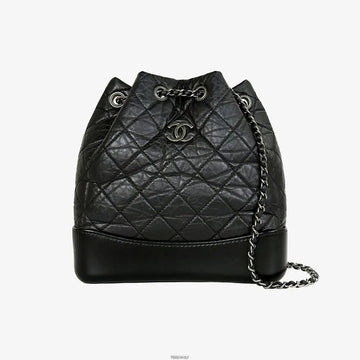 CHANEL Gabrielle Rucksack Klein Schwarz 12345 158857170 [P]