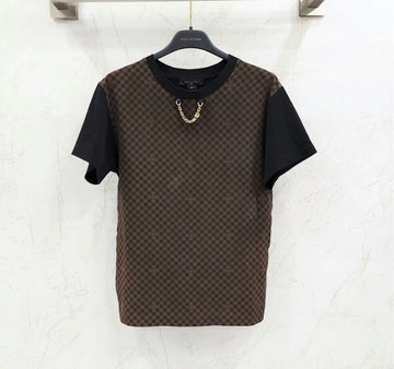 LOUIS VUITTON マイクロダミエインサート半袖Tシャツ 1AFPFS 141632776 [P]