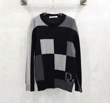 Dior Checked Logo Cashmere Knit 137609666 [P]