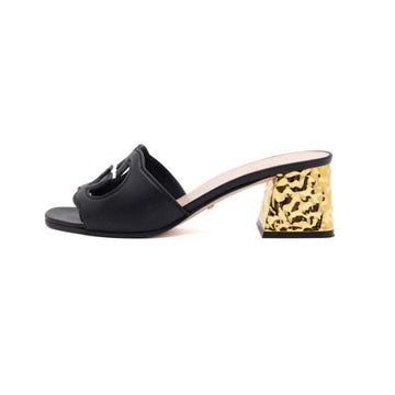 GUCCI Interlocking G Cut-Out Sandalen für Damen mit mittelhohem Absatz 694450 158875321 [P]