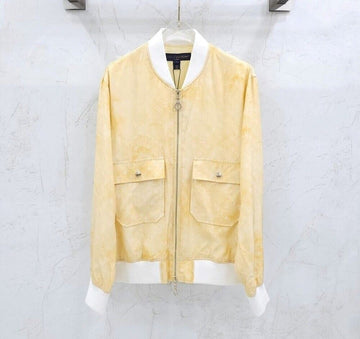 Louis Vuitton Yellow Monogram Zip-Up Jacket 1AFYQK 147745710 [P]