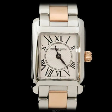 Fredrique Constant Classic Carré Steel Rose Gold Plated 21MM 9576189392 158877614 [P]