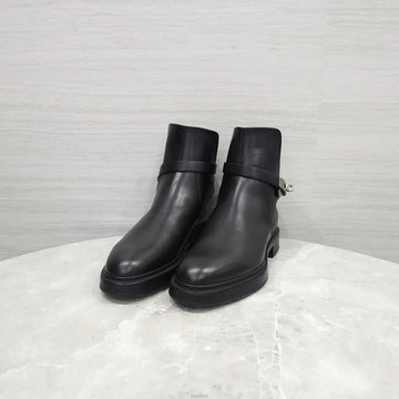 Hermes Men's Beo Leather Kelly Ankle Boots 158877645 [P]