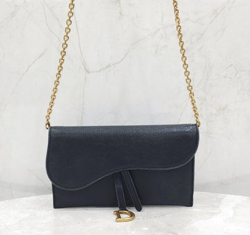 Dior Saddle WOC Chain Bag Small Black S5614CCEH 149403719 [P]