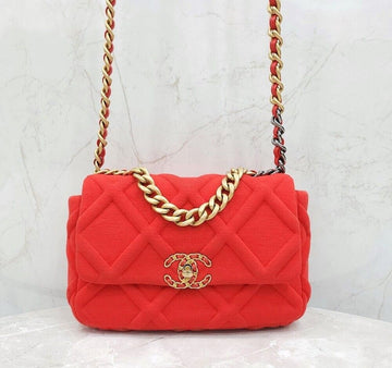 CHANEL 19 Jerseytasche Small Rot 29 AS1160 149689539 [P]