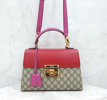 Gucci Paddle Lock Top Handle Tote Shoulder Bag 453188 153194789 [P]