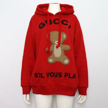 GUCCI Teddy Bear Stickerei Damen Hoodie T-Shirt 717427 155636839 [P]