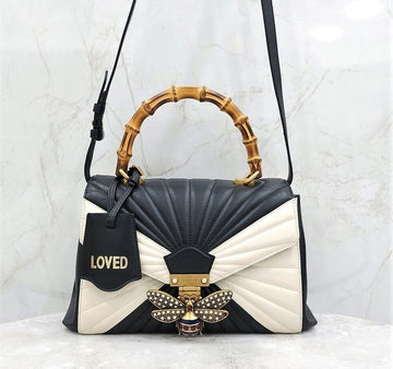 Gucci Queen Margaret Bamboo Top Handle Tote Shoulder Bag 476531 149311439 [P]