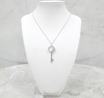TIFFANY & CO ビクトリア ダイヤモンド バイン サークル キー チェーン ネックレス 63914592 155746661 [P]
