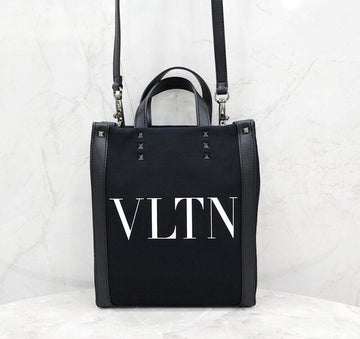 VALENTINO 新品 ロックスタッズ ガラバーニ ロゴ トート ショルダーバッグ 4Y2B0B78 145738127 [P]
