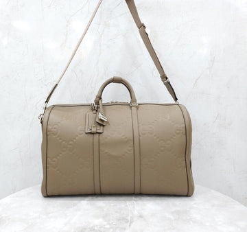 GUCCI 新商品 ジャンボ GG ラージ ダッフルバッグ 725129 155746452 [P]