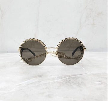 CHANEL CCロゴラウンドサングラスおよびストラップ A71384 149312046 [P]