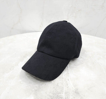 LOUIS VUITTON Schwarze Monogramm Denim Essential Baseballkappe 58 116432133 [P]