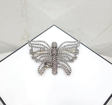 Gucci GG Crystal Butterfly Hairpin 621939 149807181 [P]