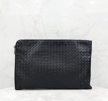 Bottega Veneta Intrecciato Leather Clutch Bag Large 147639849 [P]