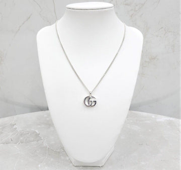 Gucci GG Marmont Pendant Silver Necklace 814914 148265192 [P]