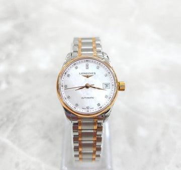 LONGINES Automatische Uhr Mastercollection in Roségold Kombi 25,5MM 153095191 [P]