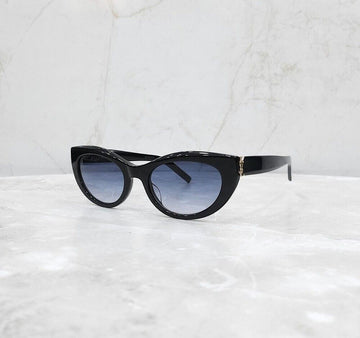 Saint Laurent Cat Eye Logo Black Sunglasses SLM115 154697210 [P]
