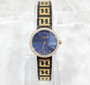 FENDI ff FF Logo Forever Diamant Uhr 19MM 139290952 [P]
