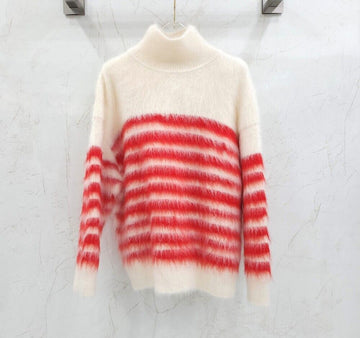 BOTTEGA VENETA Schwere Marinière Mohair Strickpullover 139600325 [P]