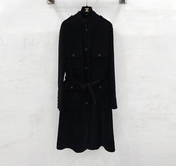 CHANEL Schwarze Cord-Jacke P80645 156249730 [P]