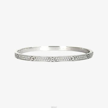 CARTIER Liebes Armband Kleiner Pavé Weißgold N6726517 158982800 [P]