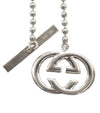 Gucci Interlocking G Bar Silver Bracelet 64418 158993429 [P]