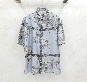 DIOR Logo-Muster-Seidenhemd 193C545A5504 149907081 [P]
