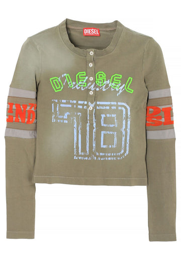 DIESEL TUNCSERFIN LS Top Mittelbraun A132910AKAQ 7DH 71575628 [P]