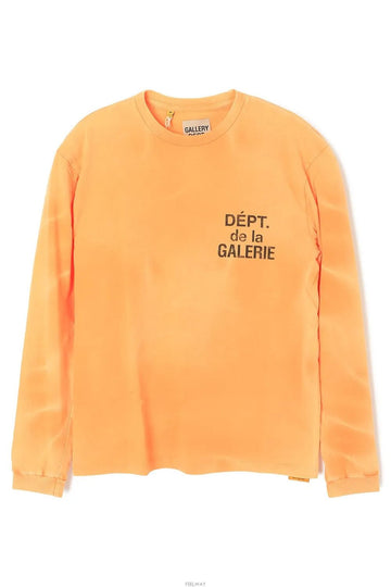 GALLERY DEPT Bright Orange Long Sleeve T-Shirt 139801250 [P]