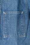 Kenzo Verdi Stone Bleach Blue Denim Kimono Jacket 75776511 [P]