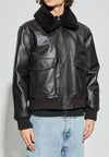 LEMAIRE Tumbled Cow Leather Blouson OW1171 LL0145 BR514 148733876 [P]