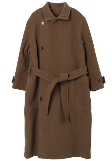 LEMAIRE Double Face Wool Wrap Coat Dark Squirrel CO1037 LF1116 BR500 148952044 [P]