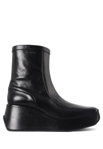 Raf Simons Platform Heel Ankle Boots Black 222M903400010099 40724002 [P]